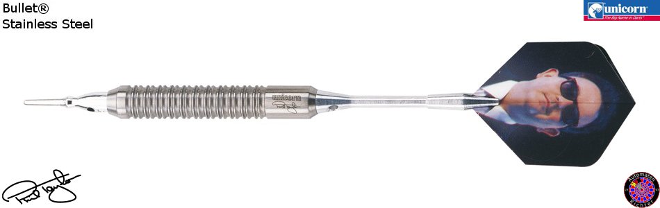 Soft Dartpfeil Set Unicorn - Bullet Stainless Steel Phil Taylor